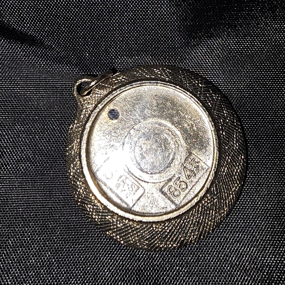 Silver and Black Pendant